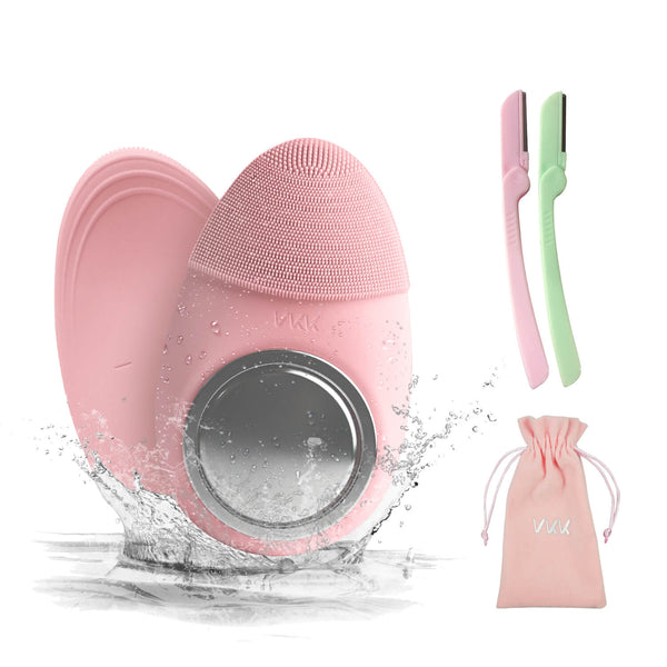 VKK-Electric Facial Cleansing Brush with Essence Absorption V-line Lifting