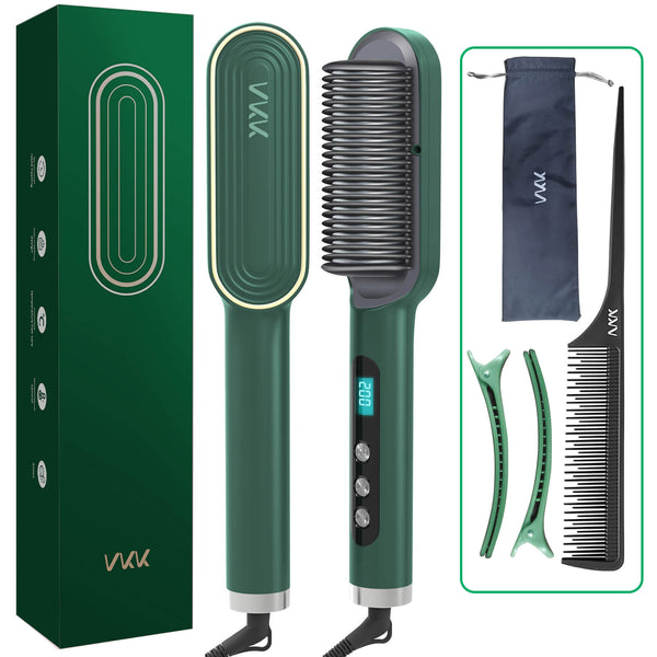 VKK Upgraded Ionic Hair Straightener Brush